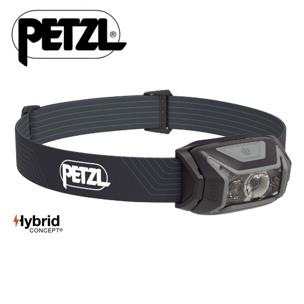 Petzl Actik® Hybrid fejlámpa, 450 lumen, Grey, E063AA00