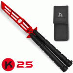 K25 Red Tanto gyakorló pillangókés, 02195