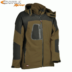 Cofra Sweden softshell kabát barna- fekete