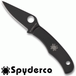 Spyderco Bug black mini zsebkés, C133BKP