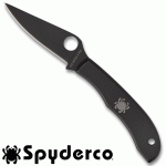 Spyderco Honeybee black mini zsebkés, C137BKP