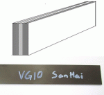 VG10 SanMai késpenge alapanyag, 2,5x60x240 mm, 80041