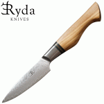 Ryda Knives Parring ST650 hámozókés, damaszk acél, R-0705