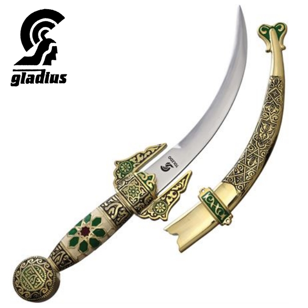 Gladius arab tőr tokkal, 34 cm, GL505