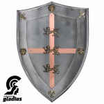 Gladius pajzs, Lionheart, ezüst-vörösréz, GL840