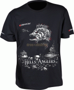 Dragon Hells Anglers halas póló, sügér, XXL