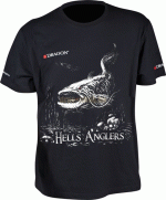 Dragon Hells Anglers halas póló, harcsa, XL