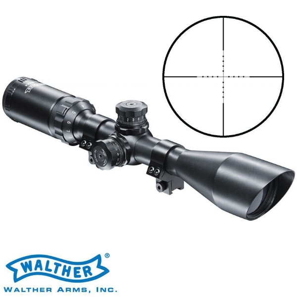 Walther ZF Sniper 3-9x44 fegyvertávcső 9-11mm szerelékkel, UM21530