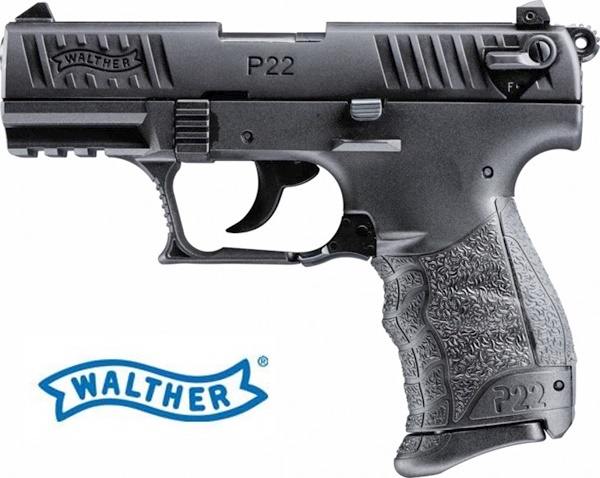 Walther P22Q gázpisztoly, 9 mm, fekete