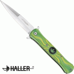 Haller Stiletto "Glowing in the dark" zsebkés fluoreszkáló markolattal, 83843