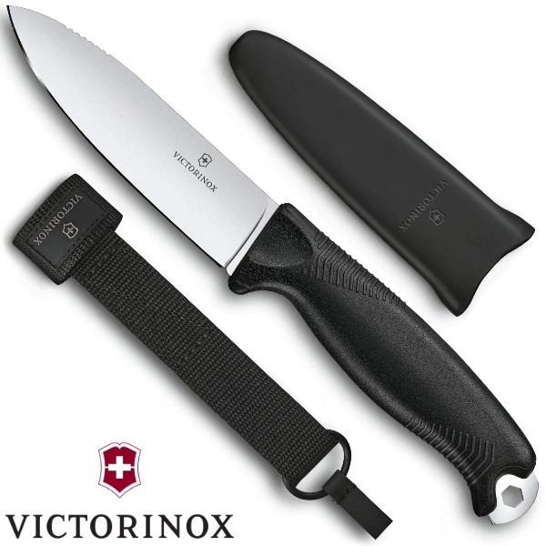 Victorinox Venture tőr tokkal, fekete, 3.0902.3