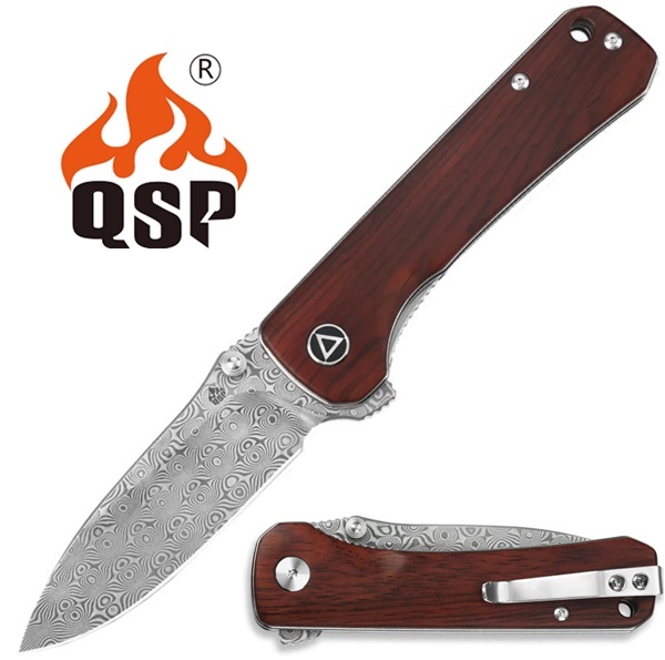 QSP Hawk Damascus Wood Cocobolo, QS131-B2 