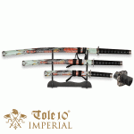 Imperial Tole 10 szamurájkard szett, szamurájos, 32587