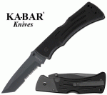 Ka-Bar Mule Folder Tanto,félig recézett pengével, 3065