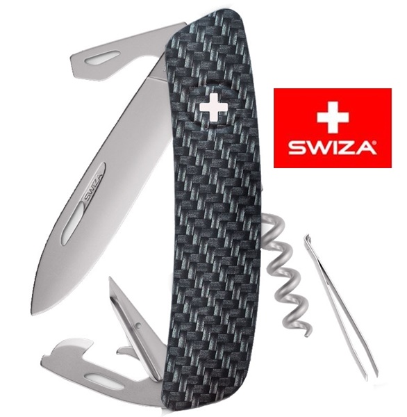 Swiza D03 AM Carbon Fiber Look, C410364000