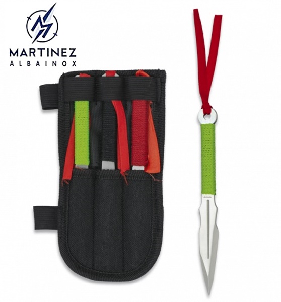 Albainox Kunai Colors Set, 16 cm-es 32409