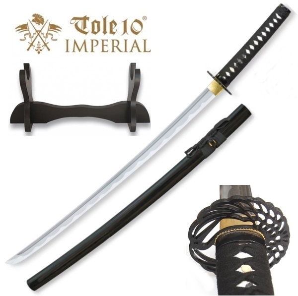 Imperial Tole10 Black Katana, olajedzett penge, 32601