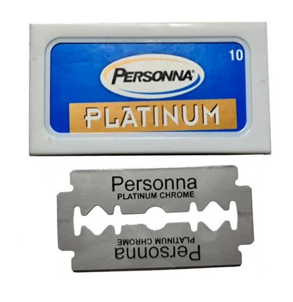 Personna Platinum Red Double Edge borotvapenge, 10 db, 04NR002