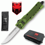 CobraTec Medium Zombie Green CTK-1 OTF rugós kés,  06CT084