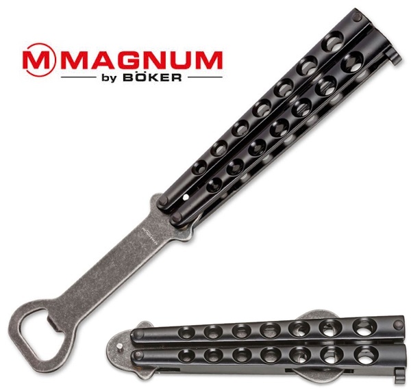 Magnum Balisong Black, pillangó sörnyitó, 09SC011