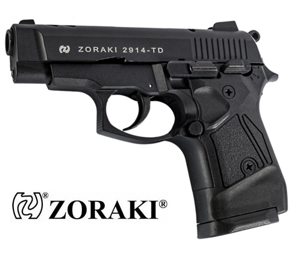 Zoraki 2914 gázpisztoly, 9 mm, fekete