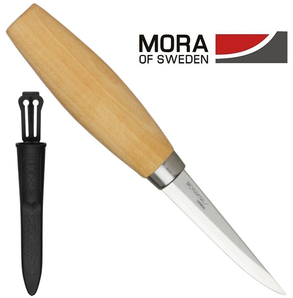 Mora Woodcarving 106 (C) carbon, 82 mm-es pengével, bliszteres, 14030