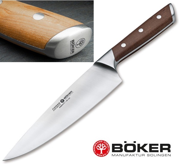 Böker Forge Wood Chefmesser, szakácskés, 03BO511