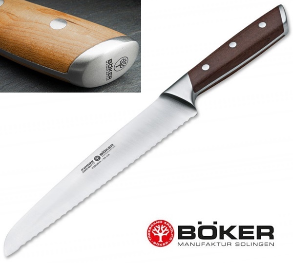 Böker Forge Wood Brotmesser, kenyérvágó kés, 03BO513