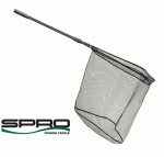 Spro C-Tec gumírozott teleszkópos merítőszák, 2m, 60x60x50cm, 3230-151