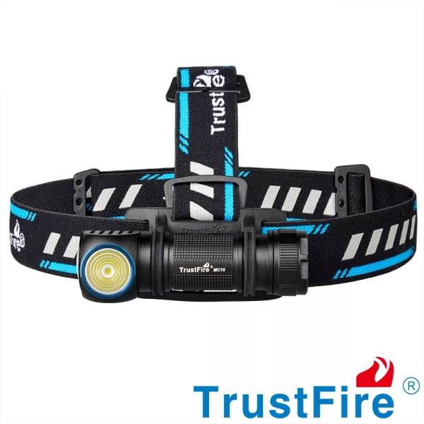 Trustfire MC18 LED fejlámpa, akkumulátoros, mágneses töltővel, TRFMC18