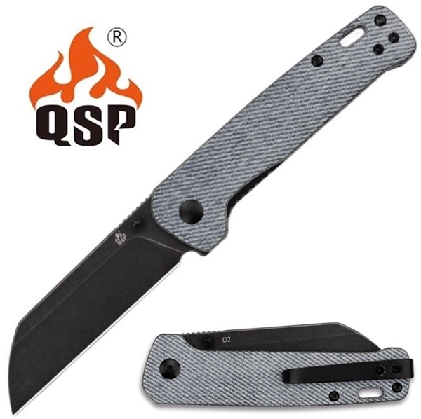 QSP Penguin Micarta Denim Blue, D2, QS130-B