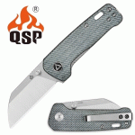 QSP Penguin Mini Micarta Denim Blue, 14C28N, QS130XS