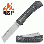 QSP Hedgehog Micarta Denim Blue, 14C28N, QS142-B