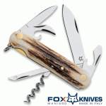 Fox Multi Pocket Knife Deer 6 vadászbicska, 01FX959