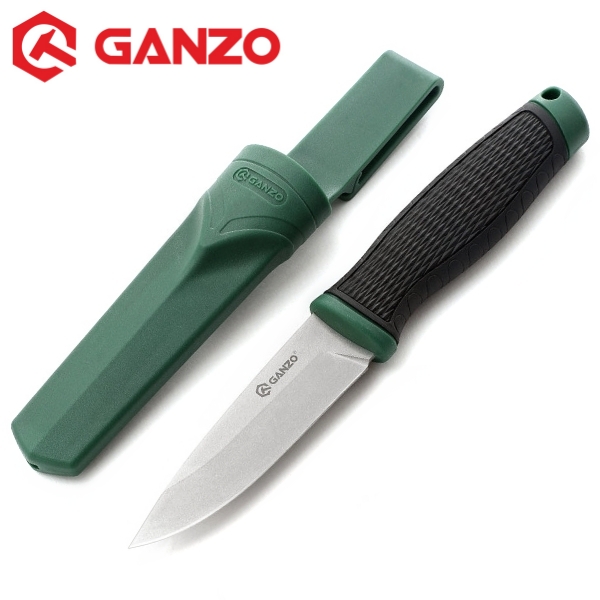 Ganzo outdoor kés, zöld, G806-GB