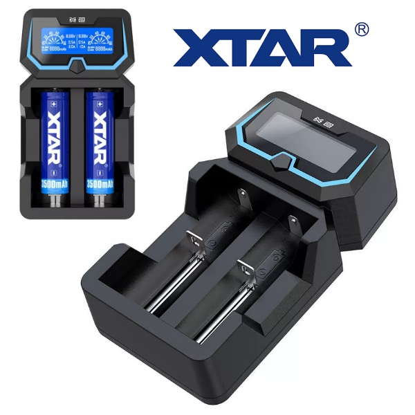 XTAR X2 univerzális dupla töltő, XTRAC336