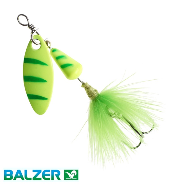 Balzer Colonel Original Fuzzy körforgó villantó, UV Toxic, 3210003