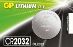 GP CR2032 Lithium gombelem, 3V