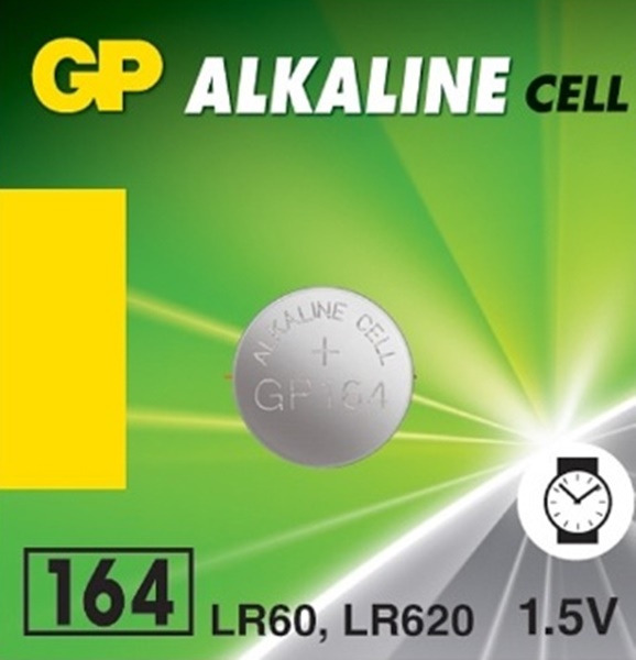 GP LR621 alkáli gombelem, 1,5V