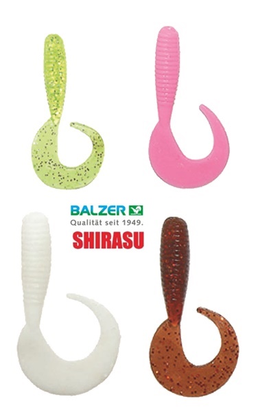 Balzer Shirasu mini twister, 3cm, 3706003