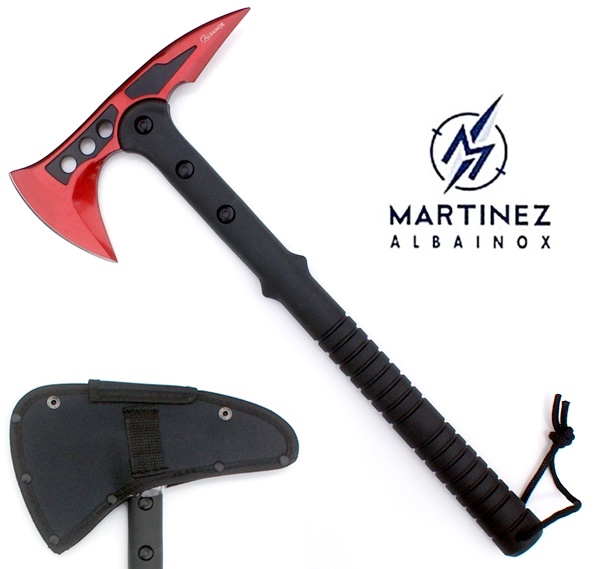 Albainox Tomahawk, Red-Black, 32681