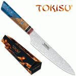 Tokisu Small Gyuto Staypak damaszk konyhakés, 18 cm, 17457