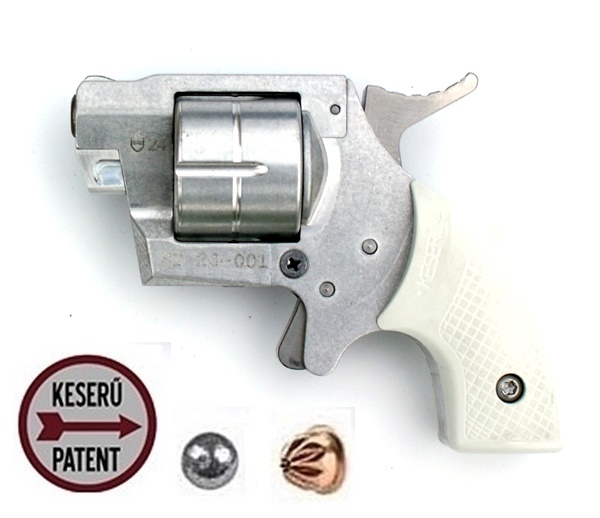 Keserű Micromax-24-SP, 6 mm start/5.5 mm gömblövedékes muzeális revolver