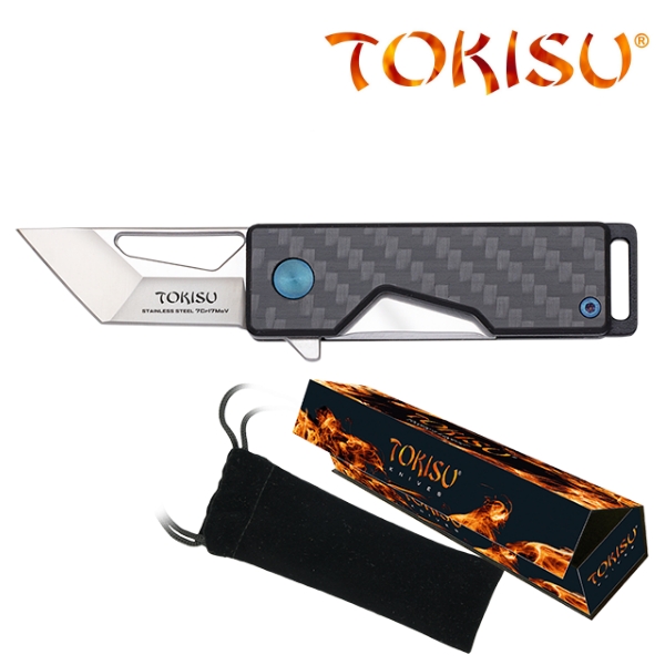 Tokisu mini tanto bicska carbon markolattal, 18874