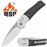 QSP Vault Micarta Satin STW 14C28N, Black,  QS157-A1 