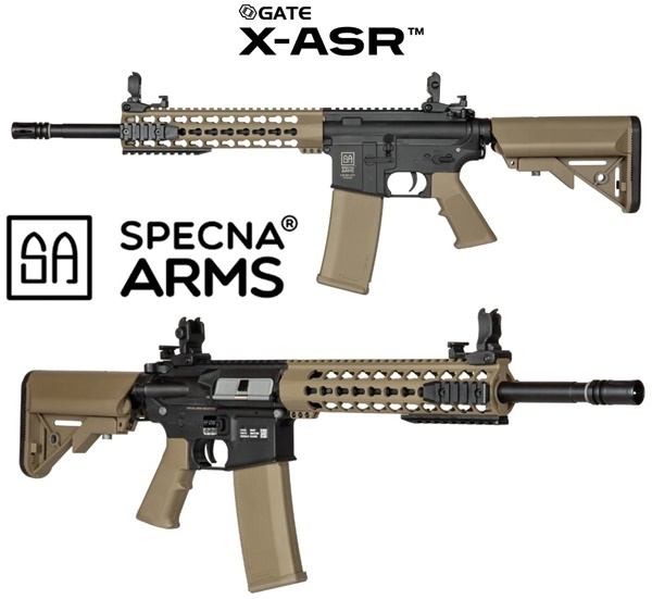 ASG Specna Arms SA-F02 FLEX GATE X-ASR Half-Tan Carbine, SPE-01-041667 