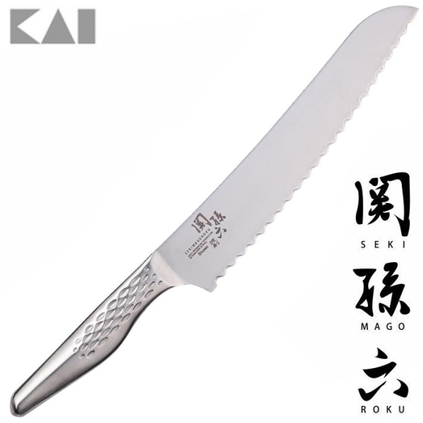 KAI Seki Magoroku ShosoJapán kenyérvágó kés 23 cm, AB5167