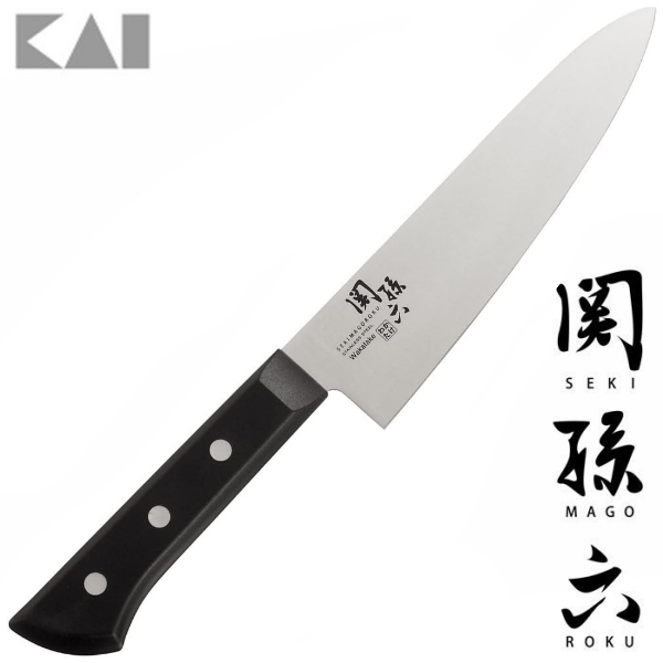 Kai Seki Magoroku Wakatake Gyuto (Séf) Japán konyhakés 18 cm, AB5422