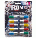 Iron Sky vegyes színű kupakos szilveszteri rakéta, 10 db, UM41557 - </b>Ez a termék csak személyesen vásárolható meg.