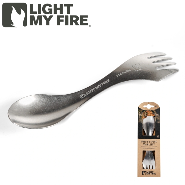 Light My Fire Swedish Spork 3in1 evőeszköz, rozsdamentes acél, 4222414610